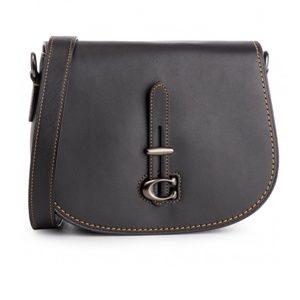 Coach Saddle Bag Black